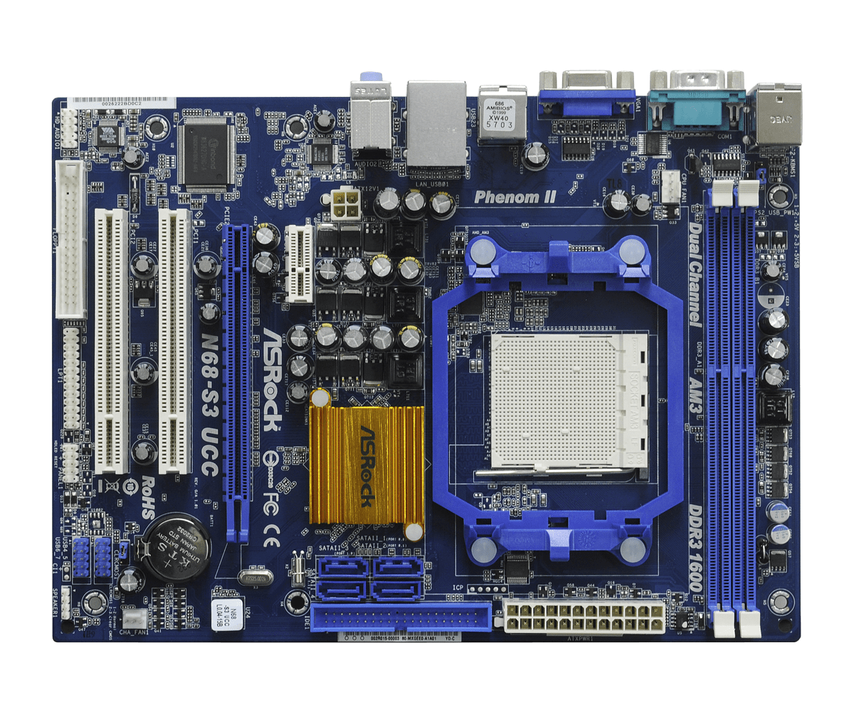 N68c s ucc asrock нет звука